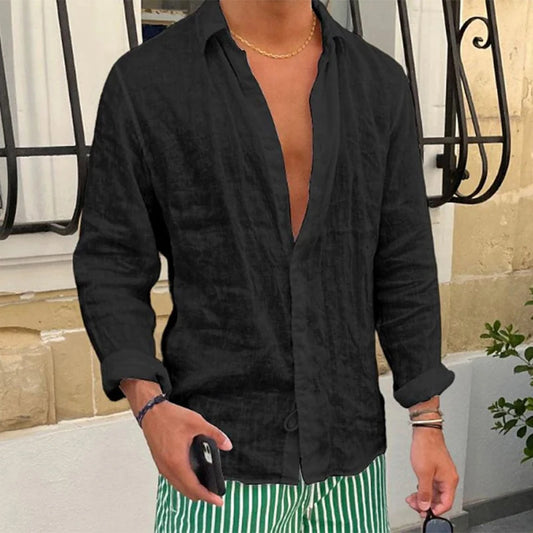Chemise en lin Maretera